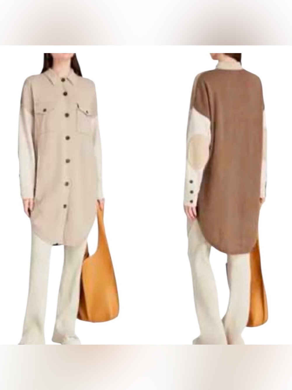 NAADAM silk cotton shacket